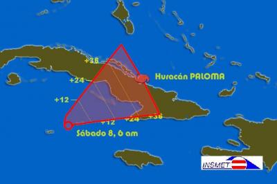 Huracán paloma entrará entre Camagüey y Las Tunas: Cuba